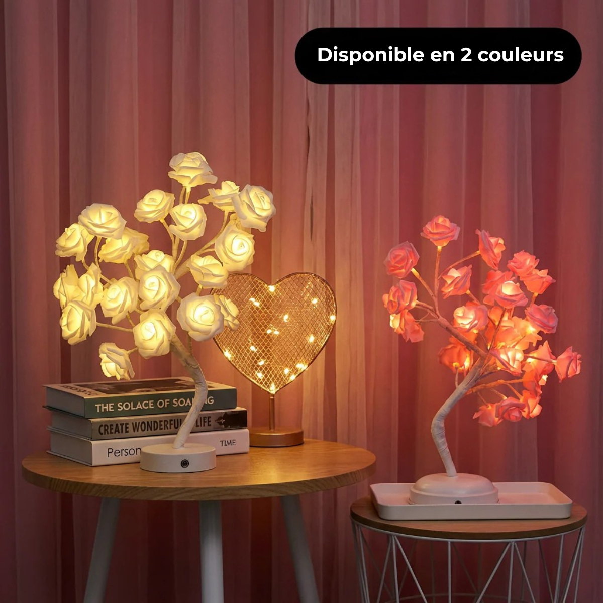 Rosélia™ - L’arbre lumineux aux 32 roses LED