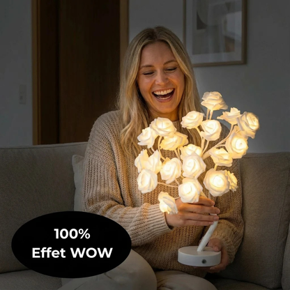 Rosélia™ - L’arbre lumineux aux 32 roses LED