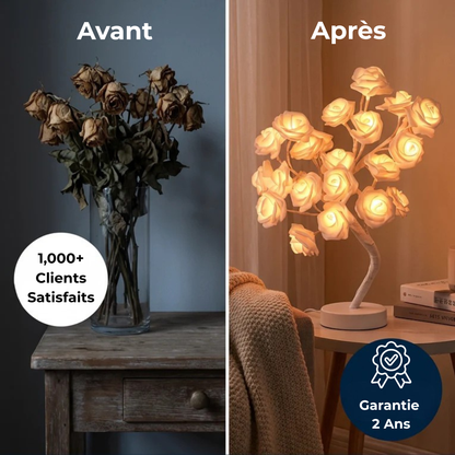 Rosélia™ - L’arbre lumineux aux 32 roses LED