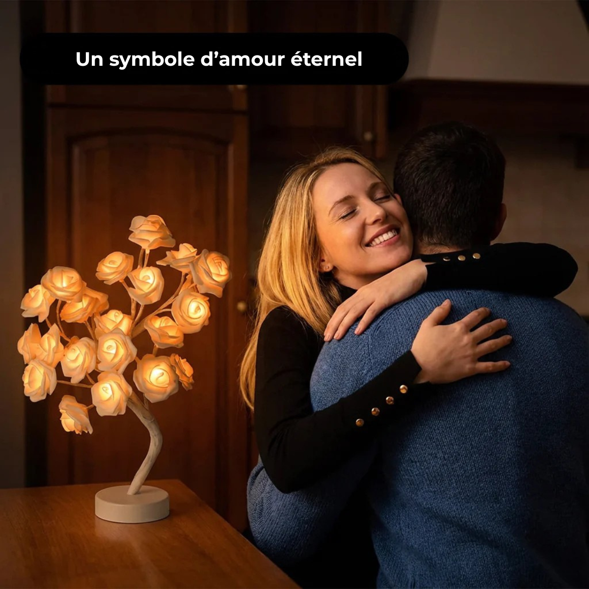 Rosélia™ - L’arbre lumineux aux 32 roses LED